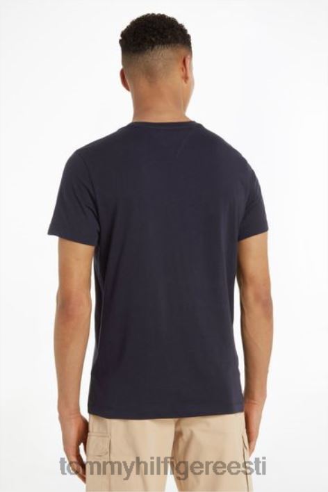 graafiline t-särk RJV623760 sinine Tommy Hilfiger