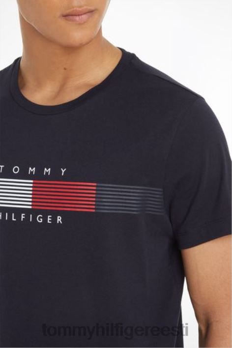 graafiline t-särk RJV623760 sinine Tommy Hilfiger