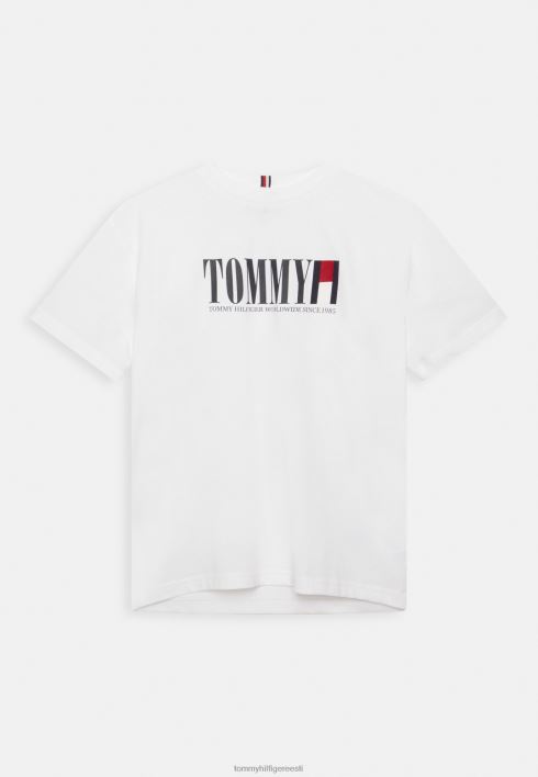 graafiline t-särk RJV624093 valge Tommy Hilfiger