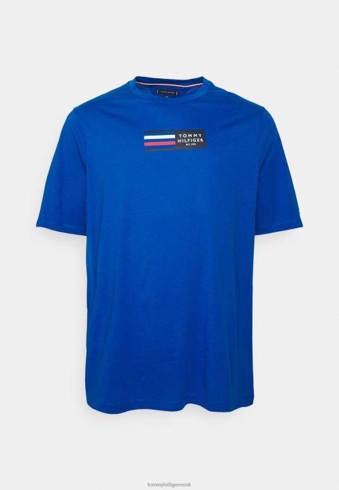 graafiline t-särk RJV624600 kreeka saare sinine Tommy Hilfiger