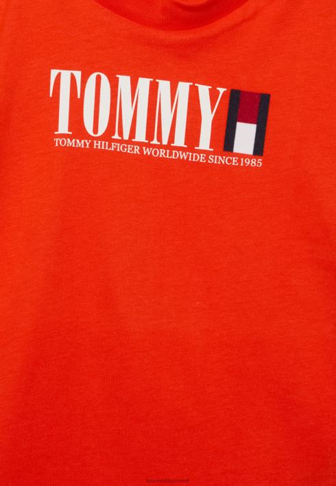 graafiline t-särk RJV625980 happeline apelsin Tommy Hilfiger