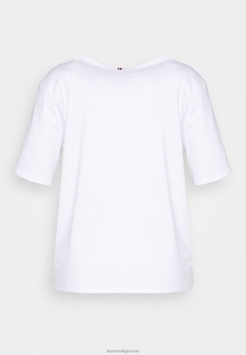 graafiline t-särk RJV626025 optika valge Tommy Hilfiger