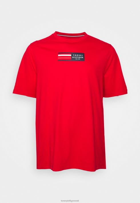 graafiline t-särk RJV626126 esmane punane Tommy Hilfiger