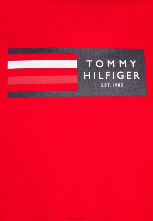 graafiline t-särk RJV626126 esmane punane Tommy Hilfiger