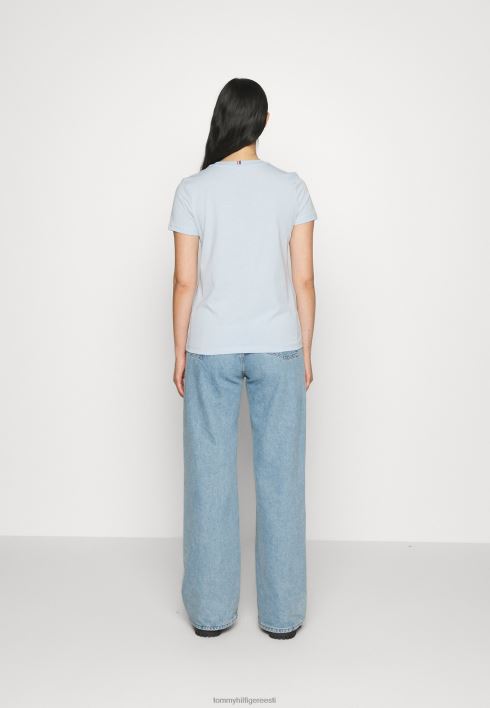 graafilise kaelusega t-särk RJV625295 tuuline sinine Tommy Hilfiger