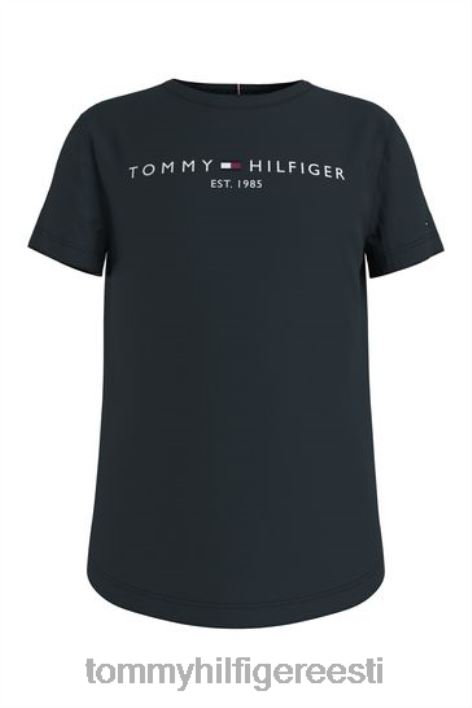 hädavajalik logoga T-särk RJV623094 must Tommy Hilfiger