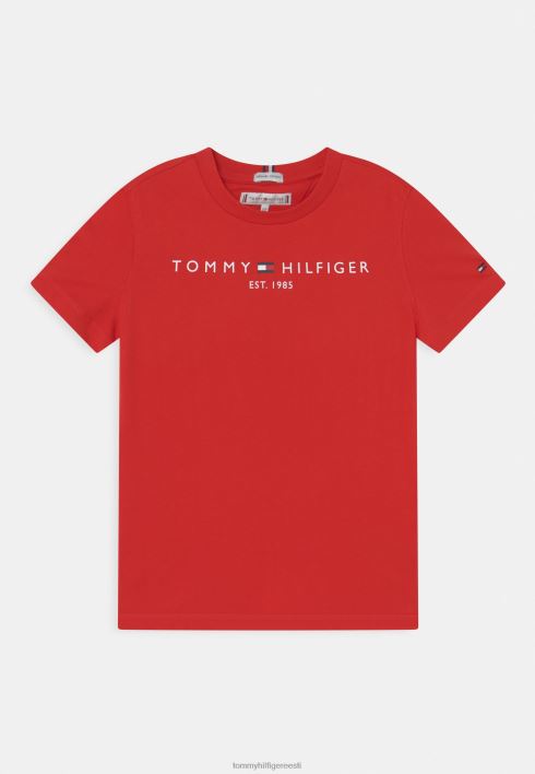hädavajalik t-särk RJV624191 sügav karmiinpunane Tommy Hilfiger