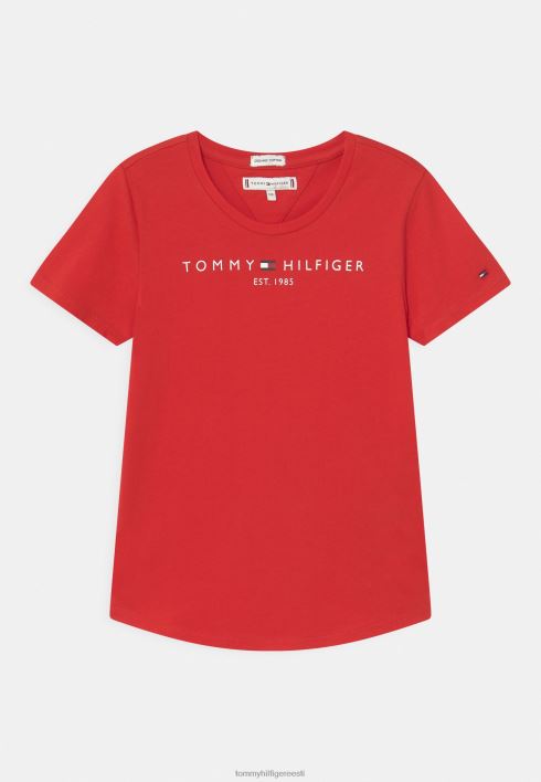 hädavajalik t-särk RJV624226 sügav karmiinpunane Tommy Hilfiger