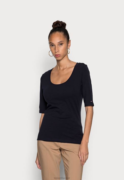 õhuke scoop põhit-särk RJV627400 kõrbe taevas Tommy Hilfiger