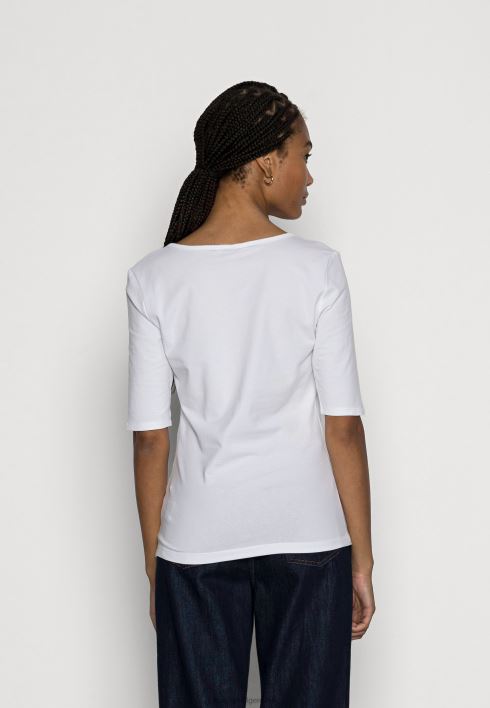 õhuke scoop põhit-särk RJV627753 valge Tommy Hilfiger