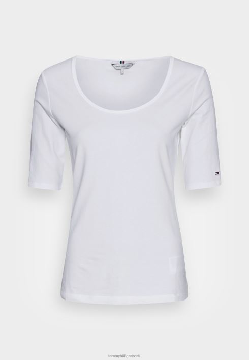 õhuke scoop põhit-särk RJV627753 valge Tommy Hilfiger