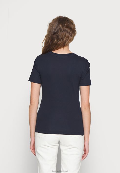 õhuke uus mõnus põhi T-särk RJV624288 kõrbe taevas Tommy Hilfiger