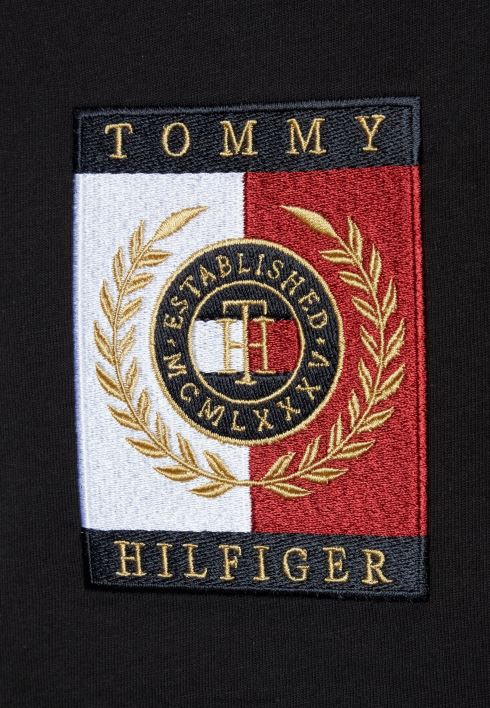 ikoon kandiline t-särk RJV627300 must Tommy Hilfiger