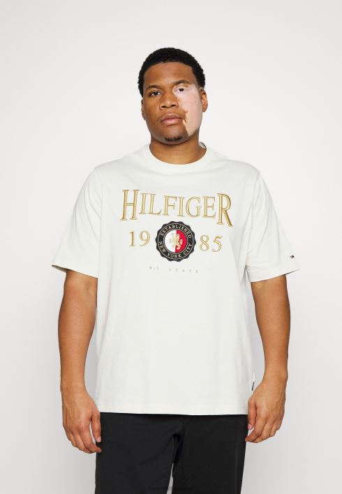 ikooniharjaga t-särk RJV628500 elevandiluust Tommy Hilfiger