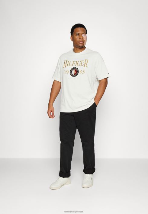 ikooniharjaga t-särk RJV628500 elevandiluust Tommy Hilfiger