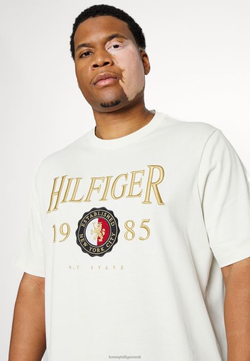 ikooniharjaga t-särk RJV628500 elevandiluust Tommy Hilfiger