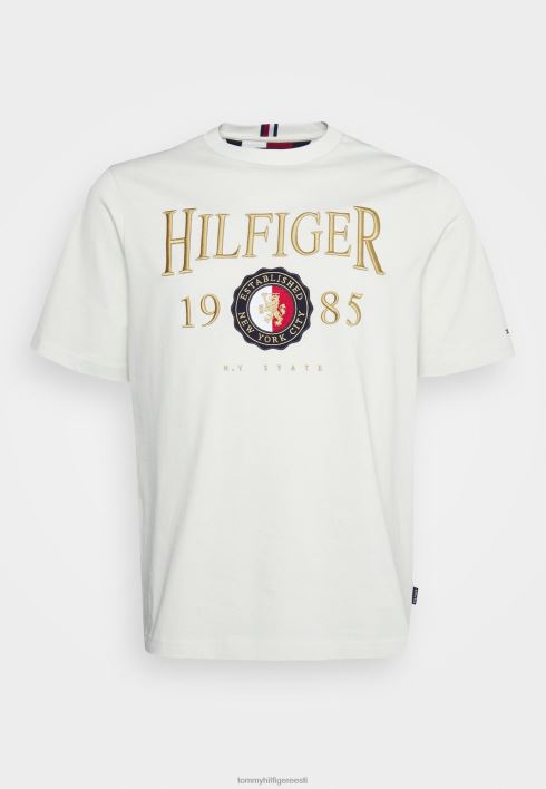 ikooniharjaga t-särk RJV628500 elevandiluust Tommy Hilfiger