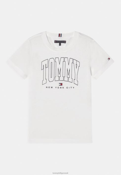 julge ülikooli logoga T-särk RJV627910 valge Tommy Hilfiger