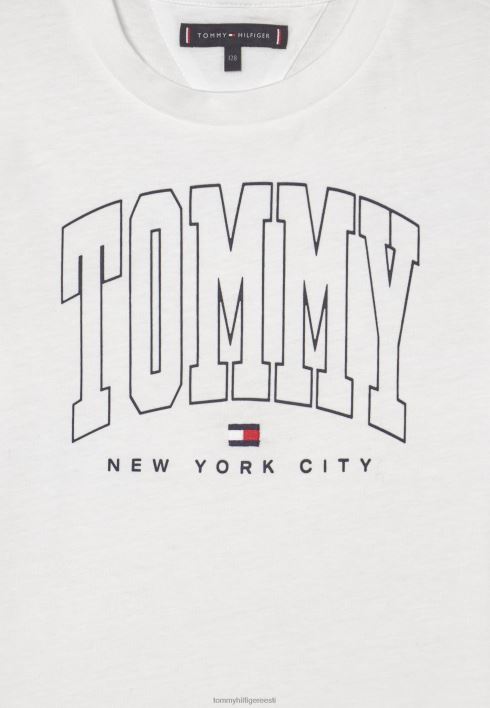 julge ülikooli logoga T-särk RJV627910 valge Tommy Hilfiger