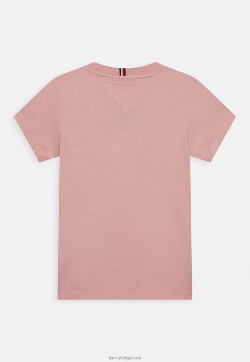 julge ülikooli logoga T-särk RJV627919 roosa Tommy Hilfiger