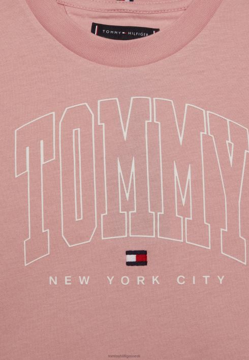 julge ülikooli logoga T-särk RJV627919 roosa Tommy Hilfiger