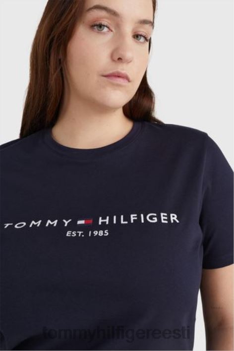 kaelusega t-särk RJV623093 sinine Tommy Hilfiger