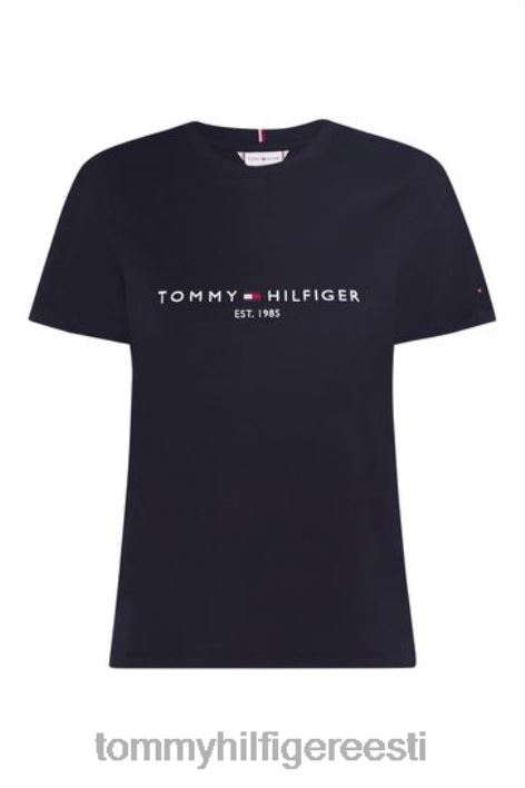 kaelusega t-särk RJV623093 sinine Tommy Hilfiger