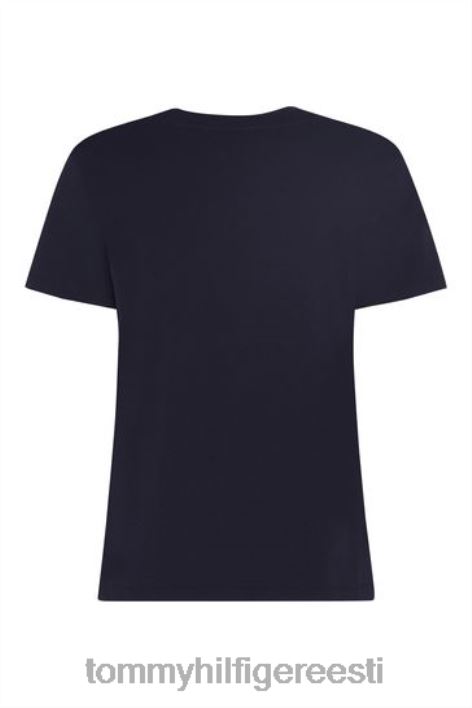 kaelusega t-särk RJV623093 sinine Tommy Hilfiger