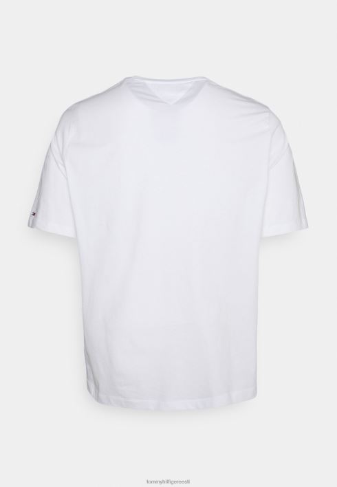 kandiline logoga T-särk RJV628522 valge Tommy Hilfiger