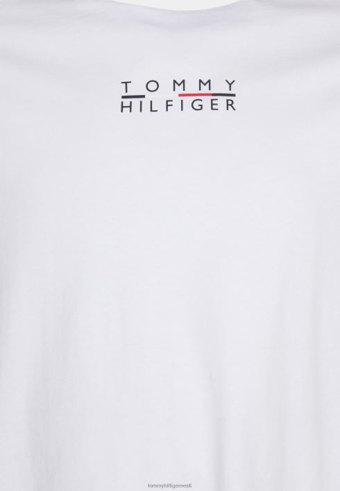 kandiline logoga T-särk RJV628522 valge Tommy Hilfiger