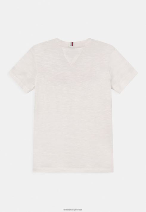 kihilise logoga t-särk RJV628072 valge Tommy Hilfiger