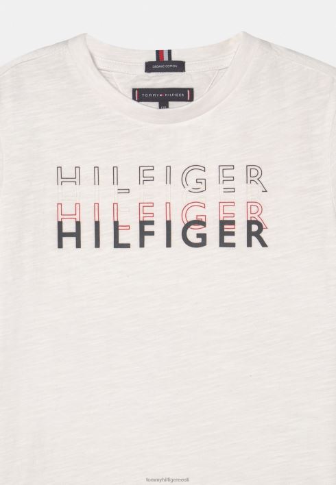 kihilise logoga t-särk RJV628072 valge Tommy Hilfiger