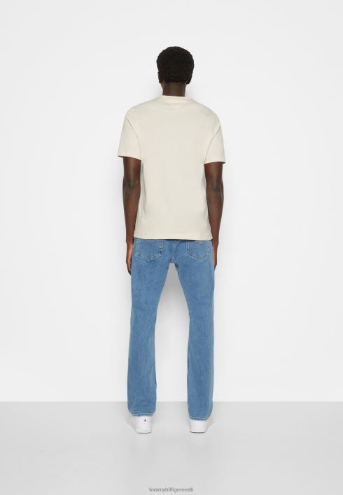 kontrastse tikkmustriga t-särk RJV625805 sulg valge Tommy Hilfiger