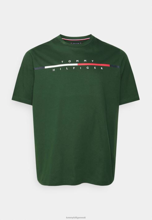 lõhestatud logoga t-särk RJV628347 rahvusmets Tommy Hilfiger