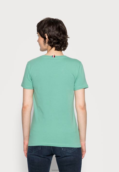 lahe soliidne ümar põhit-särk RJV628242 härmas igihaljas Tommy Hilfiger