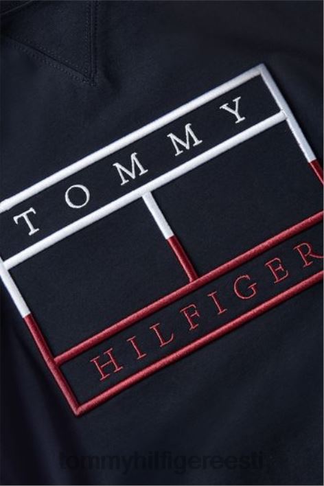 lineaarse lipuga t-särk RJV623740 sinine Tommy Hilfiger