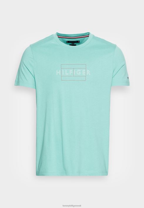 lineaarse lipuga t-särk RJV624719 bryant roheline Tommy Hilfiger