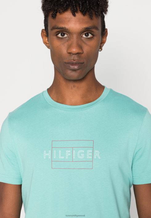 lineaarse lipuga t-särk RJV624719 bryant roheline Tommy Hilfiger