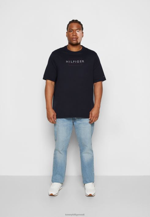 lineaarse lipuga t-särk RJV625568 kõrbe taevas Tommy Hilfiger