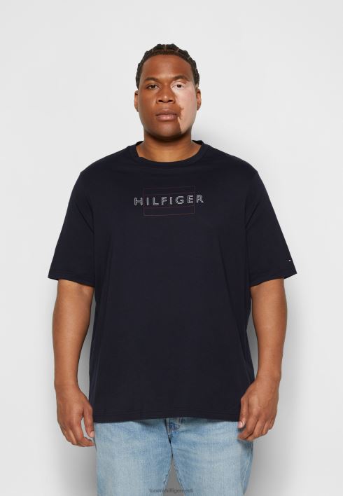 lineaarse lipuga t-särk RJV625568 kõrbe taevas Tommy Hilfiger