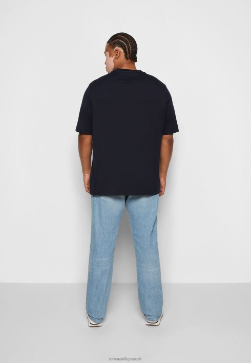 lineaarse lipuga t-särk RJV625568 kõrbe taevas Tommy Hilfiger