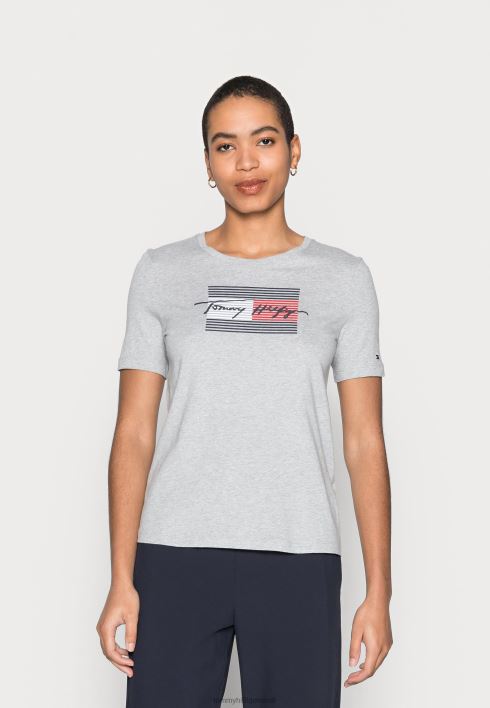 lipuga t-särk RJV628332 helehall kanarbik Tommy Hilfiger