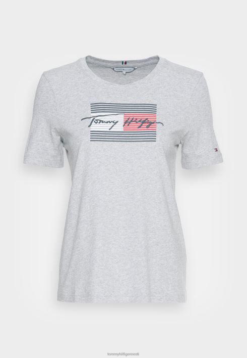 lipuga t-särk RJV628332 helehall kanarbik Tommy Hilfiger