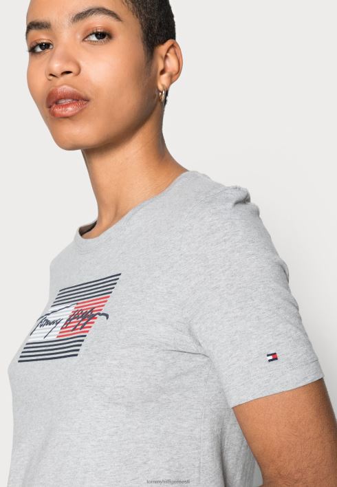 lipuga t-särk RJV628332 helehall kanarbik Tommy Hilfiger