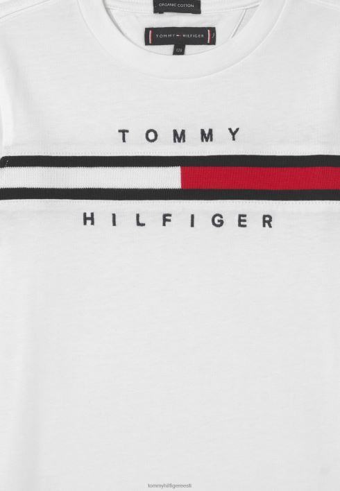 lipuvahega trükiga t-särk RJV627343 valge Tommy Hilfiger