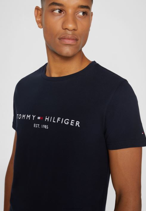 logoga T-särk RJV624019 must Tommy Hilfiger