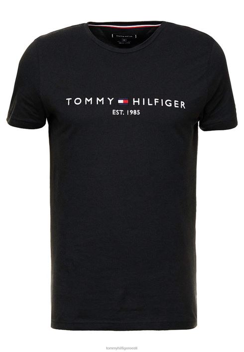 logoga T-särk RJV624019 must Tommy Hilfiger
