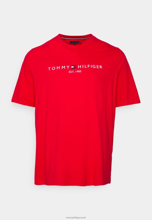 logoga T-särk RJV624101 punane märguanne Tommy Hilfiger
