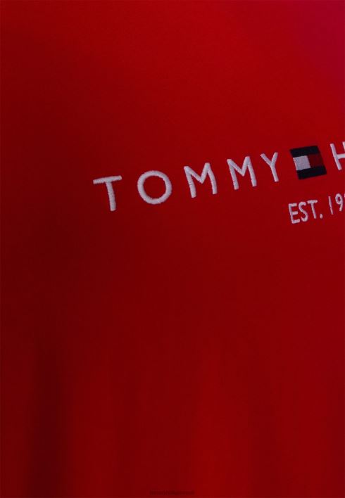 logoga T-särk RJV624101 punane märguanne Tommy Hilfiger