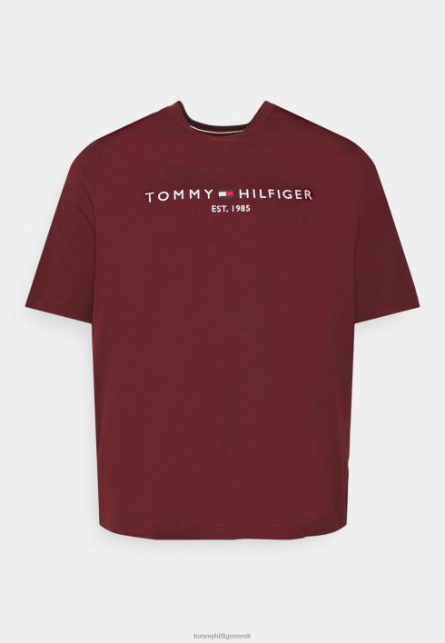 logoga T-särk RJV624318 sügav rouge Tommy Hilfiger